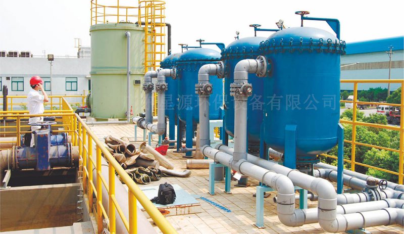 電鍍廢水處理設備調(diào)試現(xiàn)場